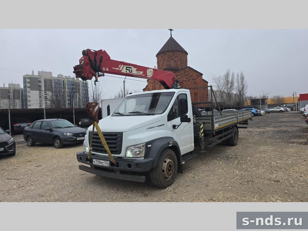 КМУ 3Т. UNIC FG414 на шасси ГАЗон NEXT С41RB3