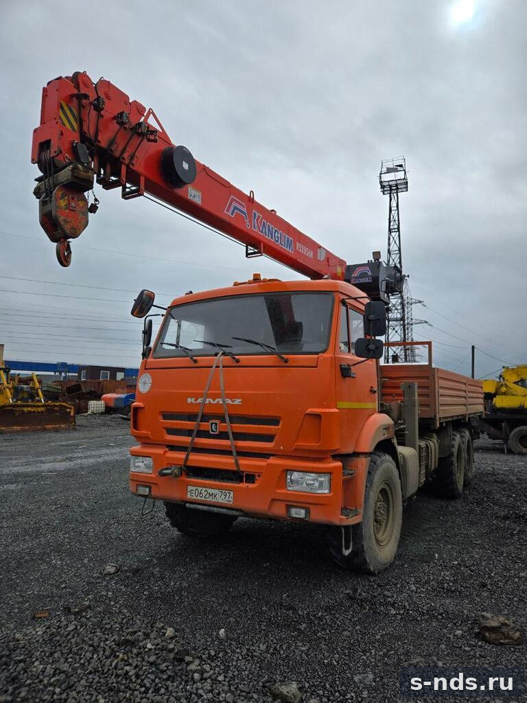 КМУ 8Т. KANGLIM KS2056H НА ШАССИ 6×6 КАМАЗ 43118