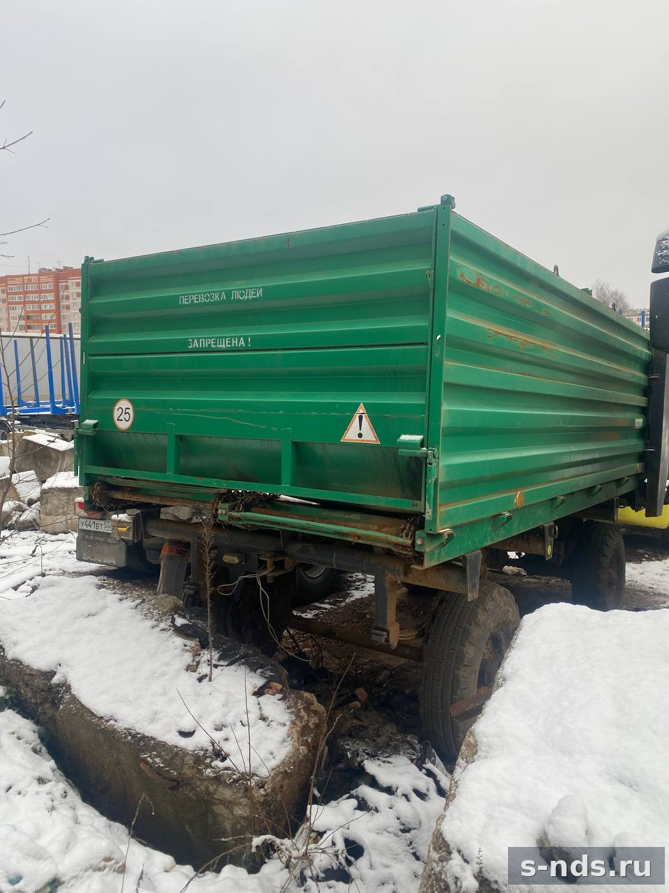 Прицеп раздатчик кормов тракторный ПРКТ-10 Бурлак