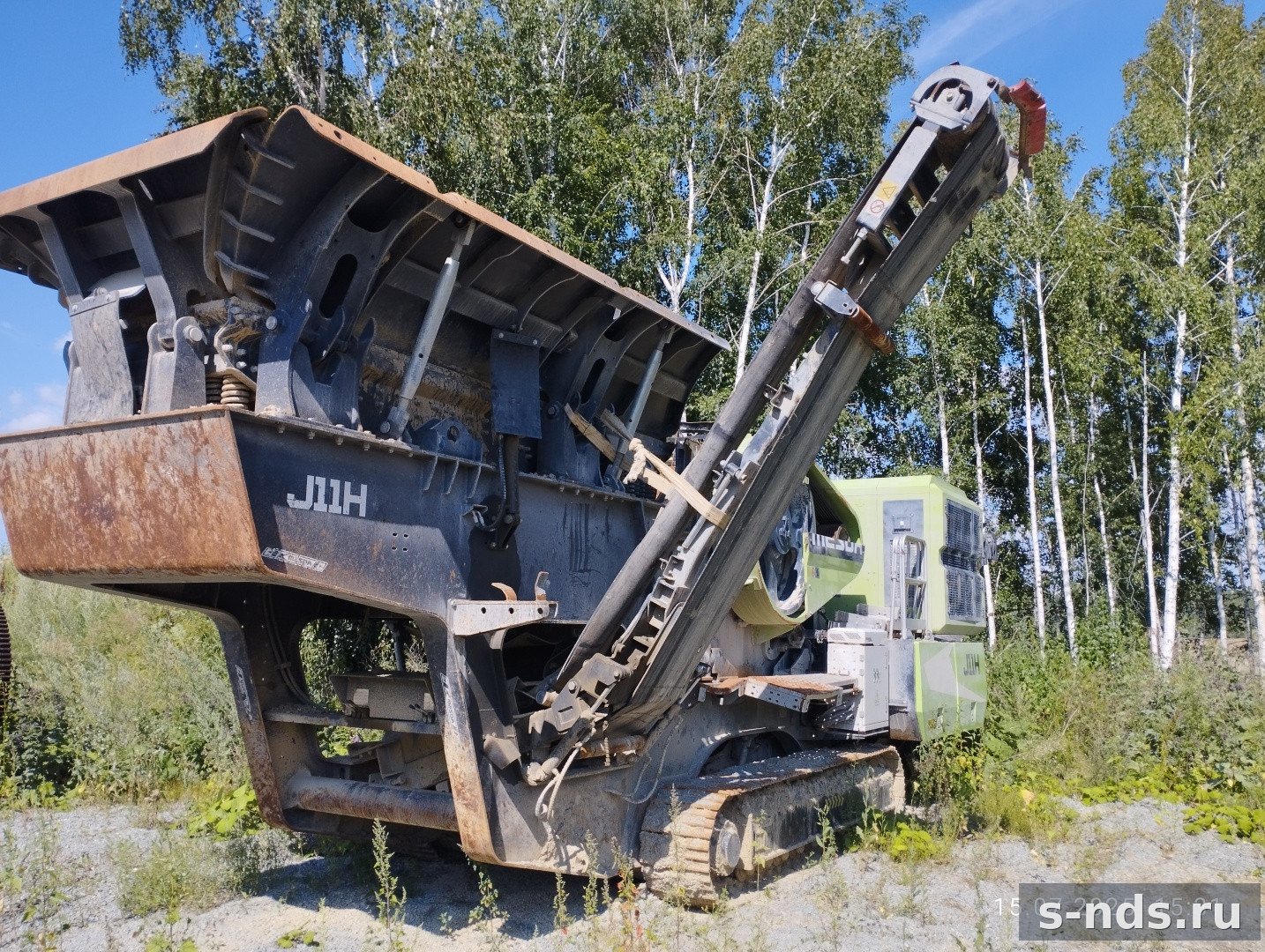 Мобильная щековая дробилка MESDA MD-J11H