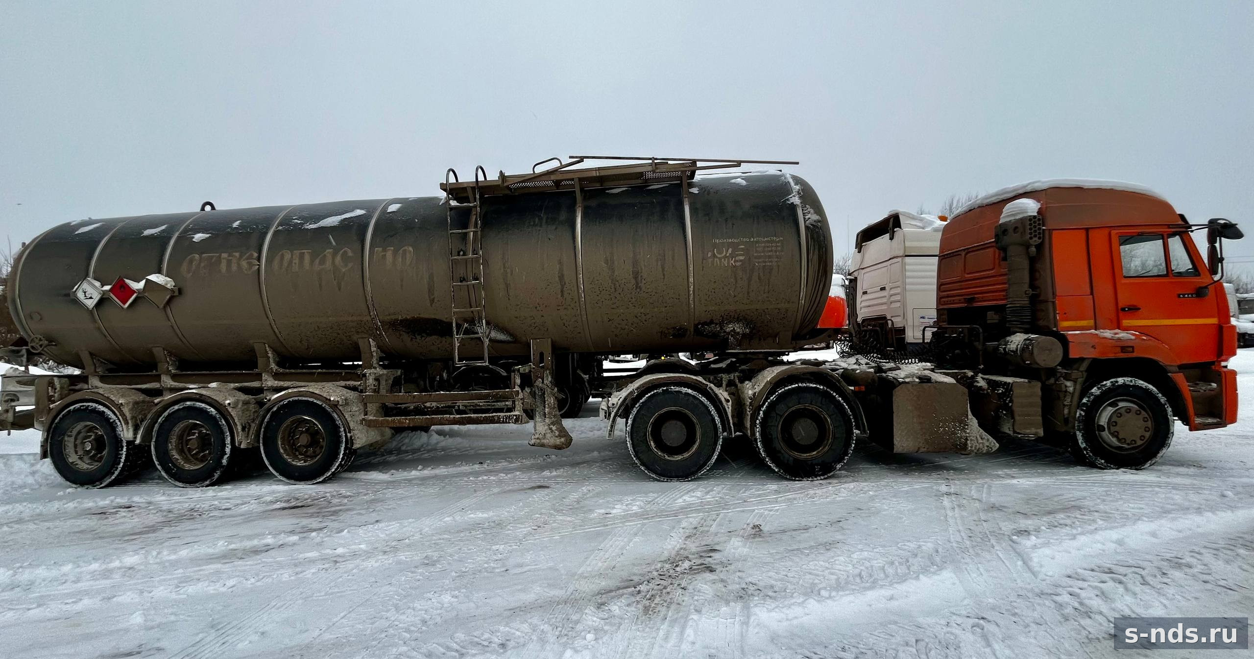 Сцепка КАМАЗ 6460-73 и ППЦ SF3B30