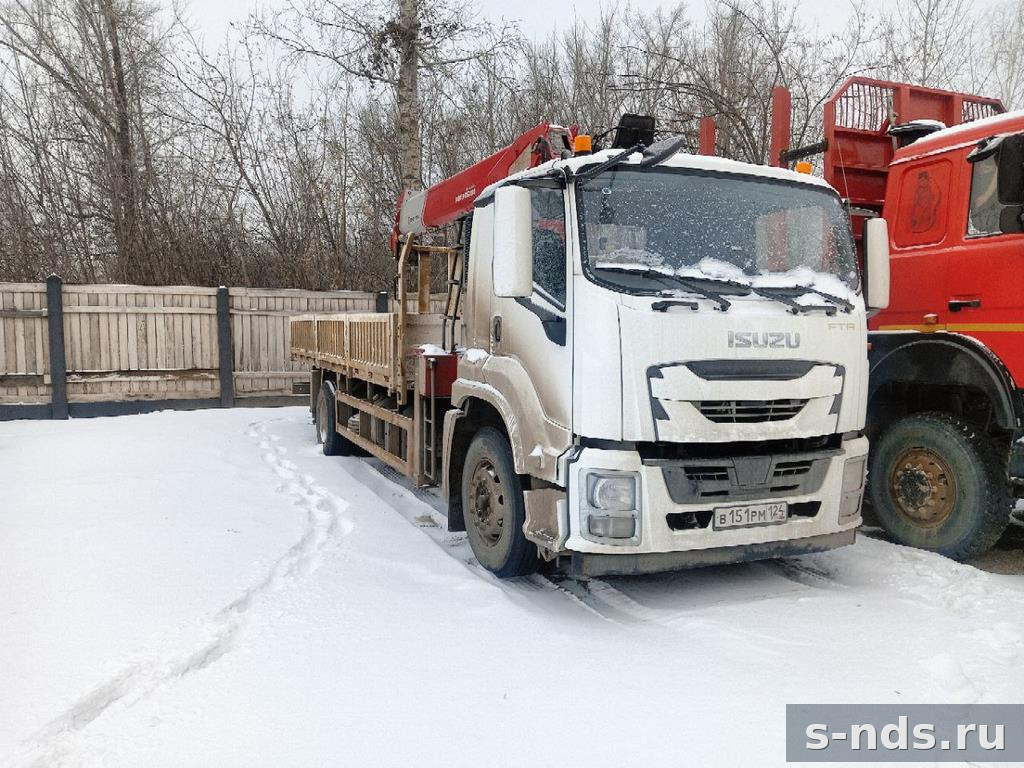 КМУ 8т. SQS200 шасси ISUZU FTR